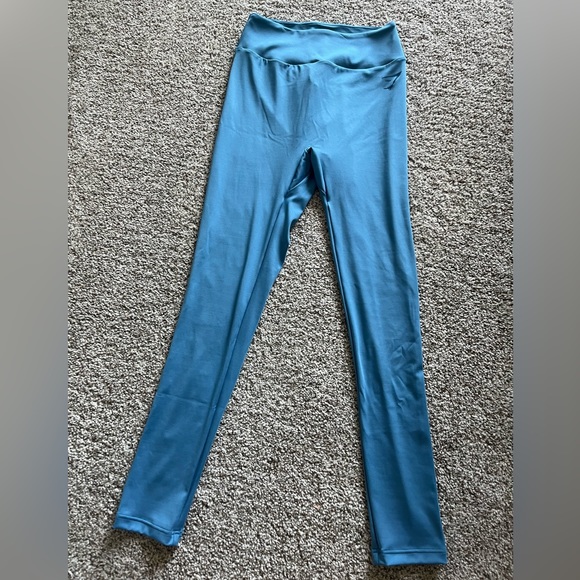 Gymshark Blue Scrunch Butt Leggings - Picture 1 of 4